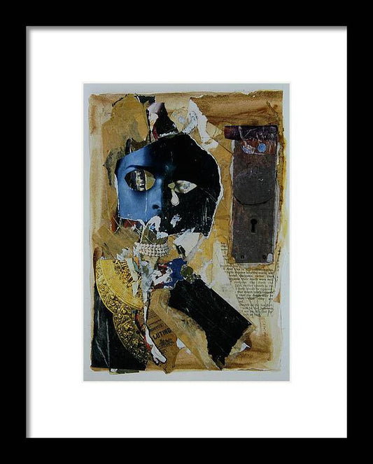 The Mask - Escaped series, #II - Framed Print
