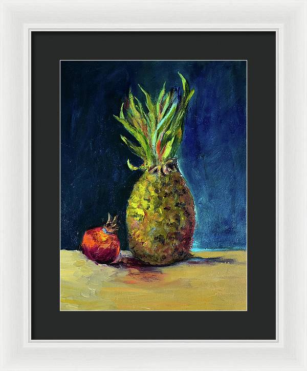 The Pineapple and Pomegranate - Framed Print