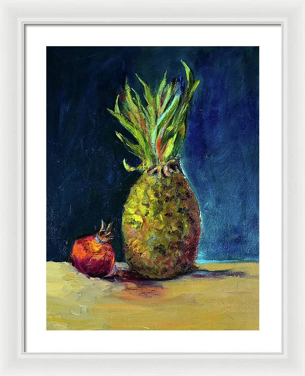 The Pineapple and Pomegranate - Framed Print