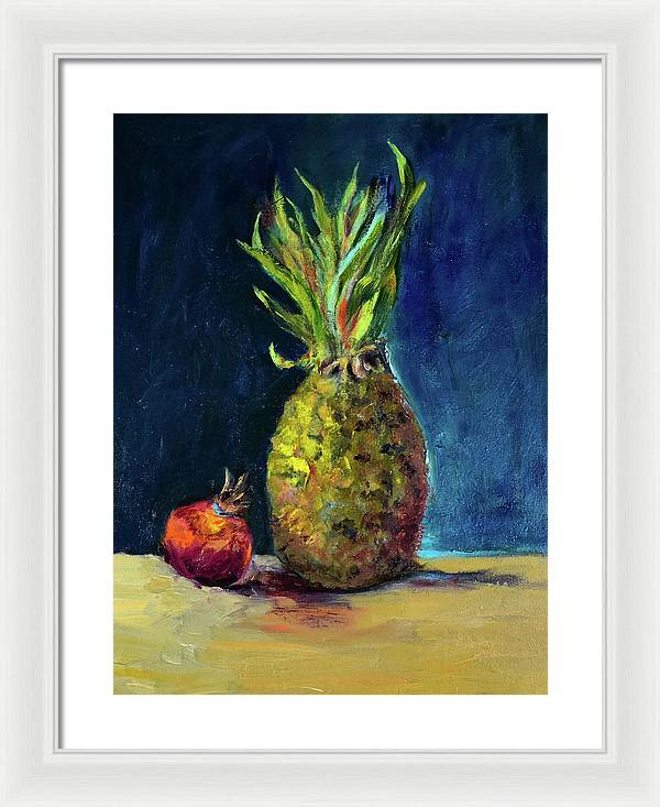 The Pineapple and Pomegranate - Framed Print