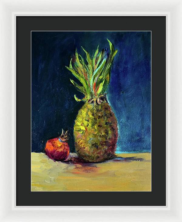 The Pineapple and Pomegranate - Framed Print