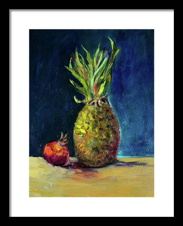 The Pineapple and Pomegranate - Framed Print