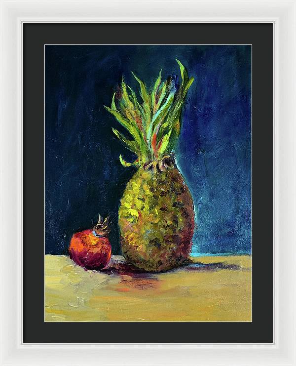 The Pineapple and Pomegranate - Framed Print