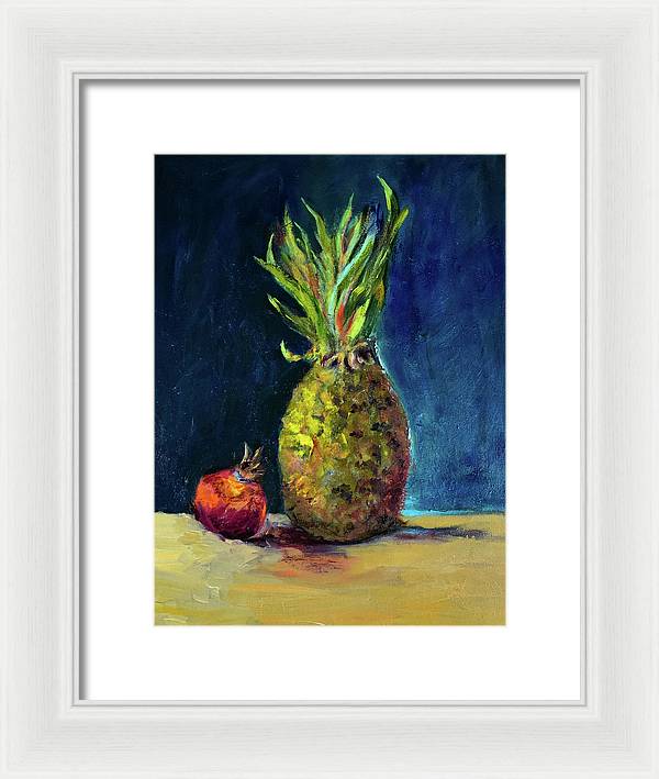 The Pineapple and Pomegranate - Framed Print