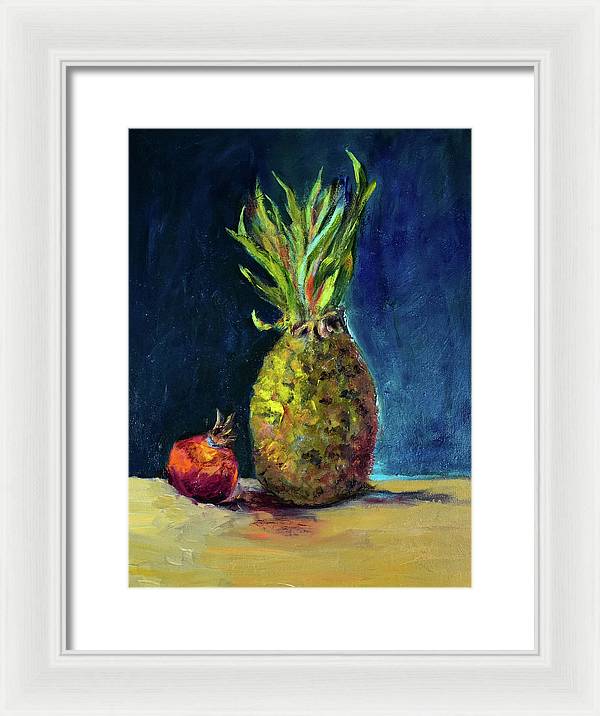 The Pineapple and Pomegranate - Framed Print