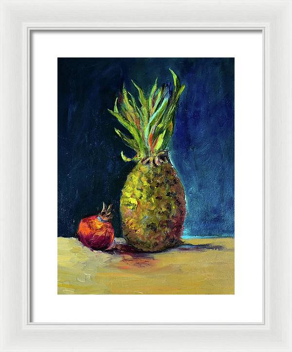 The Pineapple and Pomegranate - Framed Print