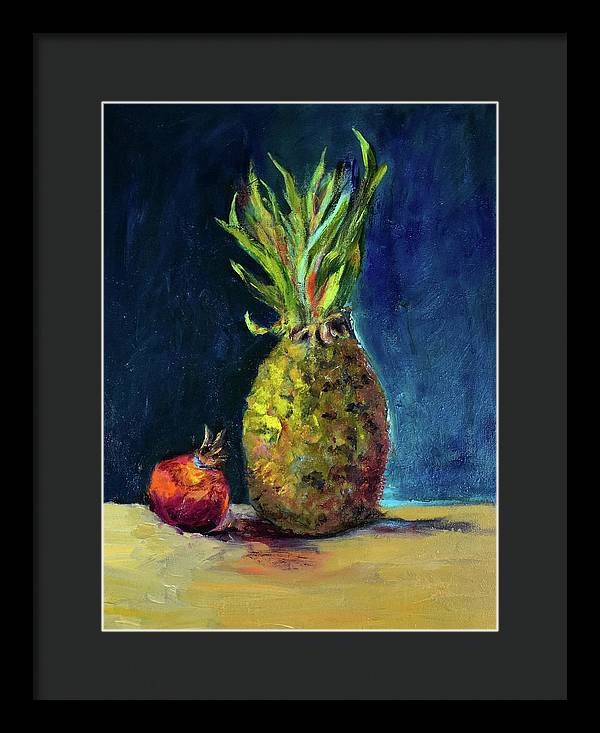 The Pineapple and Pomegranate - Framed Print