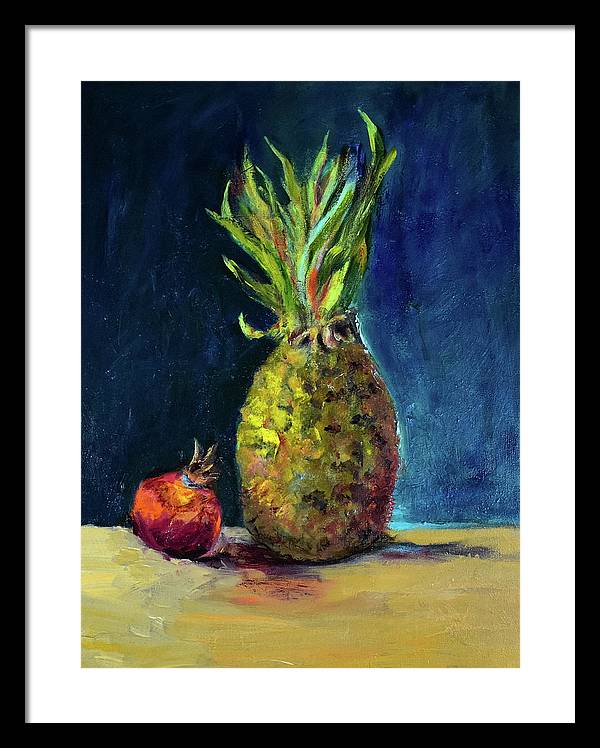 The Pineapple and Pomegranate - Framed Print