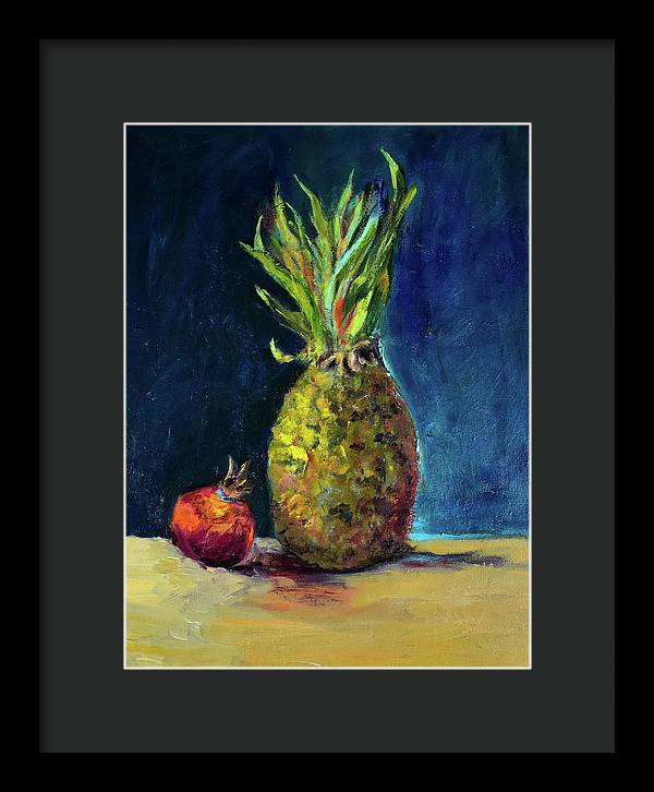 The Pineapple and Pomegranate - Framed Print