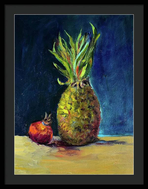 The Pineapple and Pomegranate - Framed Print