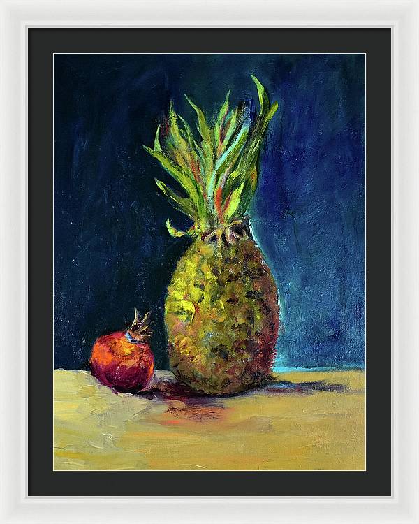 The Pineapple and Pomegranate - Framed Print