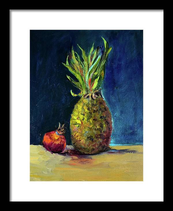 The Pineapple and Pomegranate - Framed Print