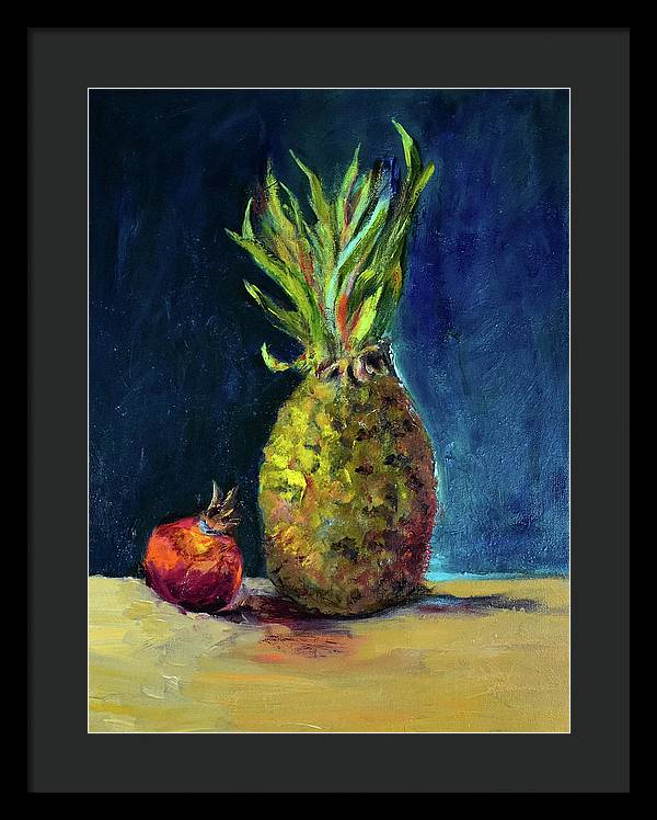 The Pineapple and Pomegranate - Framed Print