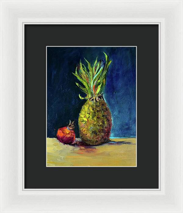 The Pineapple and Pomegranate - Framed Print