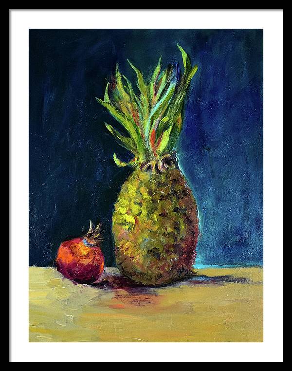 The Pineapple and Pomegranate - Framed Print