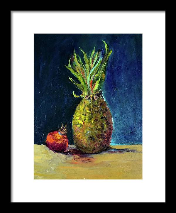 The Pineapple and Pomegranate - Framed Print