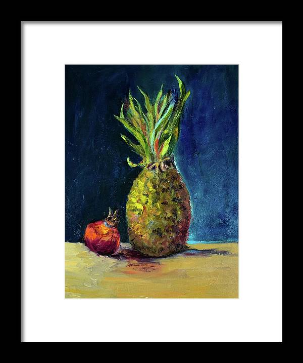 The Pineapple and Pomegranate - Framed Print