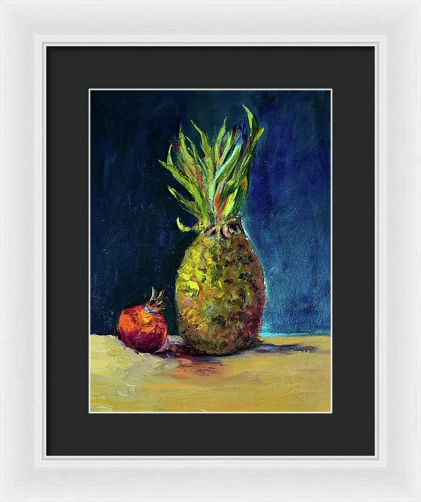 The Pineapple and Pomegranate - Framed Print