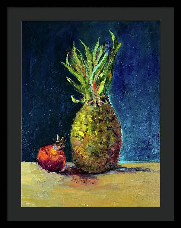 The Pineapple and Pomegranate - Framed Print