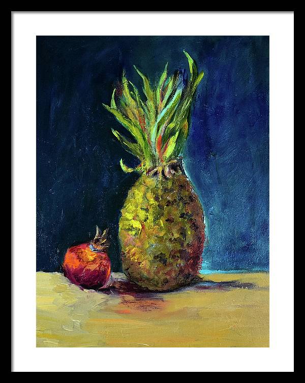 The Pineapple and Pomegranate - Framed Print