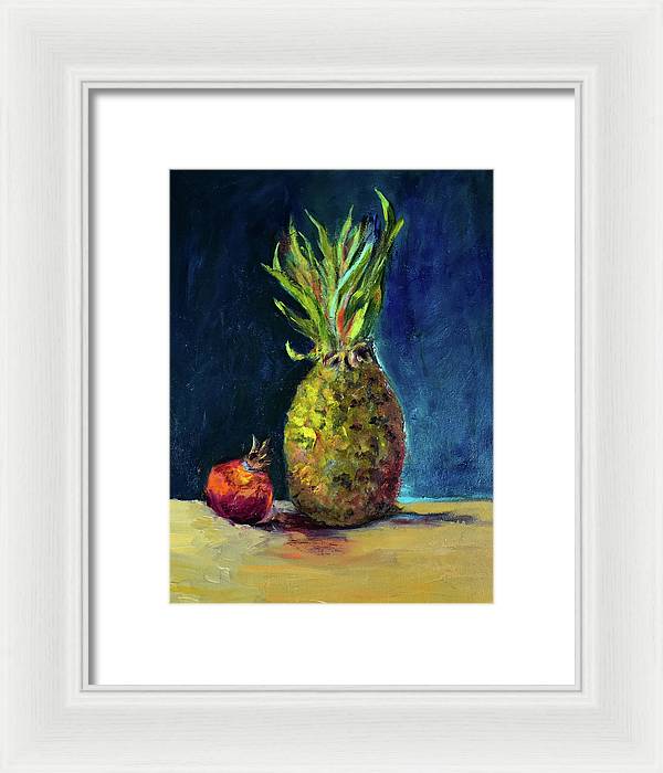 The Pineapple and Pomegranate - Framed Print