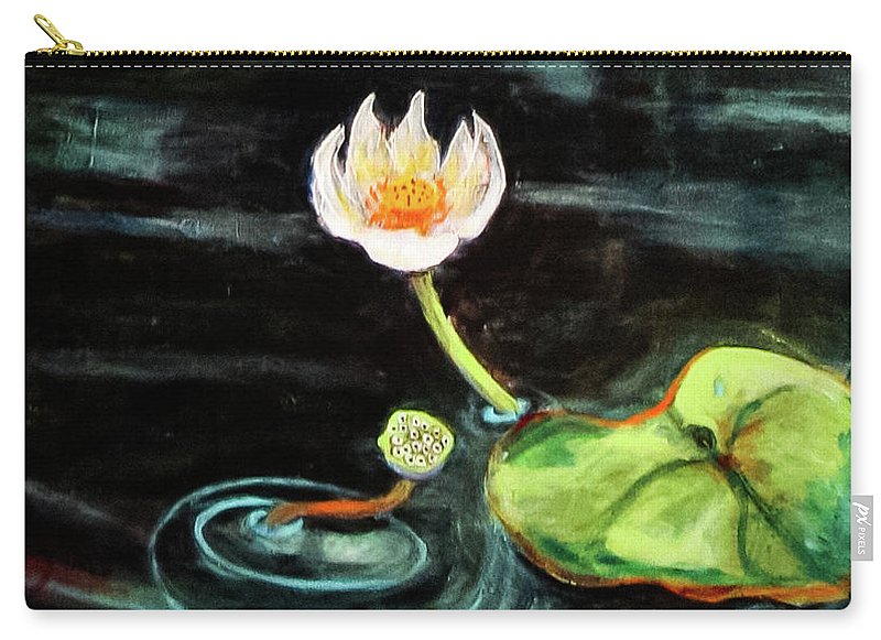 The Seeker, Lotus Flower - Zip Pouch