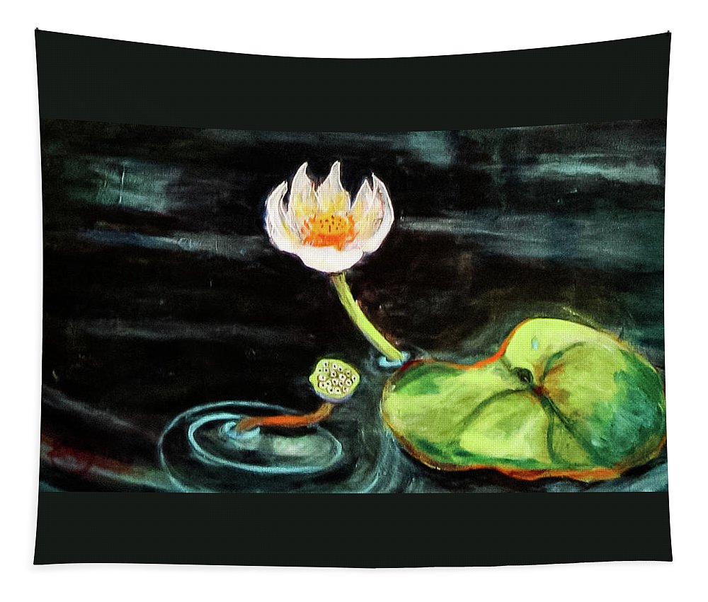 The Seeker, Lotus Flower - Tapestry