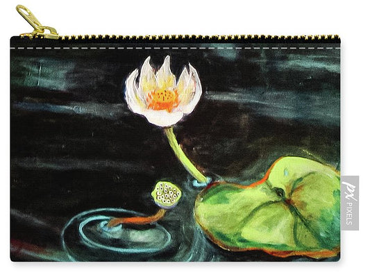 The Seeker, Lotus Flower - Zip Pouch