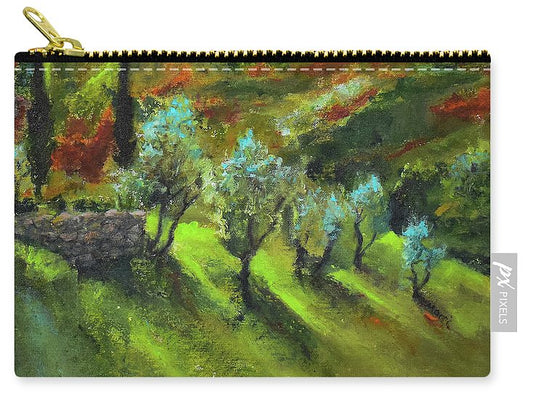 Tuscan  Hillside 'en plein air - Zip Pouch