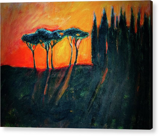 Tuscan Sunset - Acrylic Print