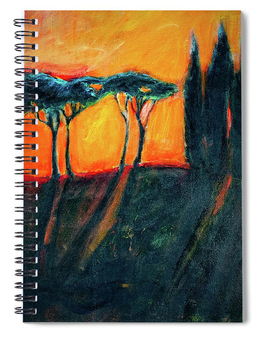 Tuscan Sunset - Spiral Notebook