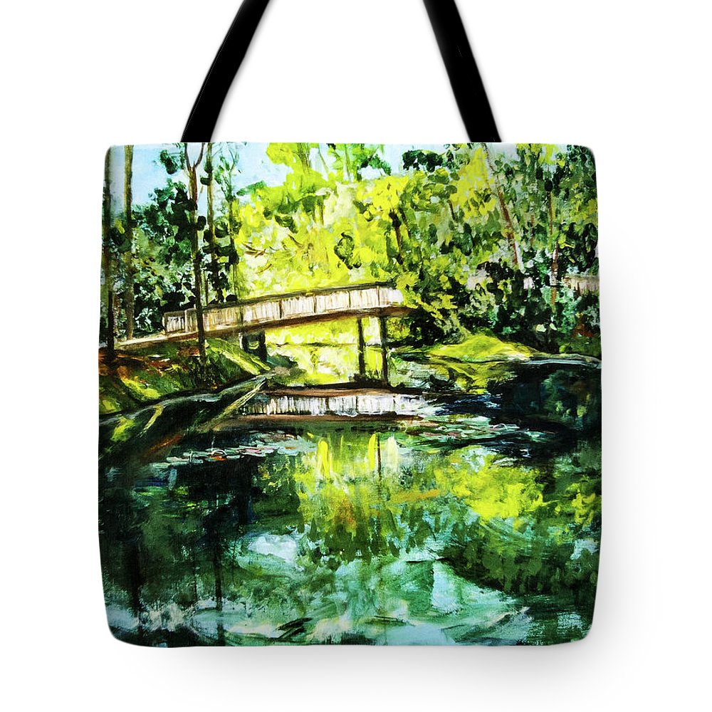 UNF  Morning on Candy Cane Lake - Tote Bag