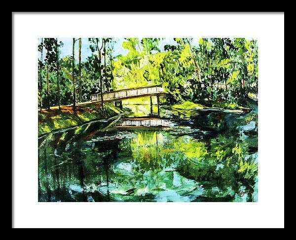 UNF  Morning on Candy Cane Lake - Framed Print