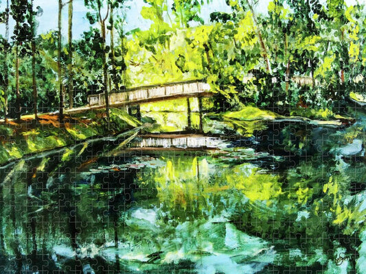 UNF  Morning on Candy Cane Lake - Puzzle