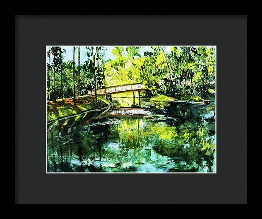 UNF  Morning on Candy Cane Lake - Framed Print