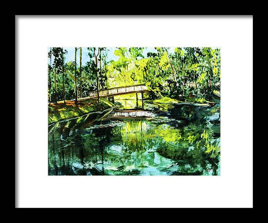 UNF  Morning on Candy Cane Lake - Framed Print