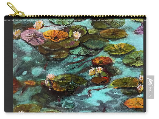 Water lilies area #1 C series - Zip Pouch