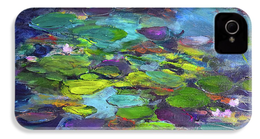 Water Lilies, Shades of Purple - Phone Case