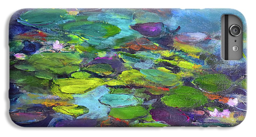 Water Lilies, Shades of Purple - Phone Case