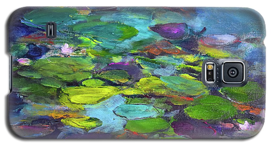 Water Lilies, Shades of Purple - Phone Case