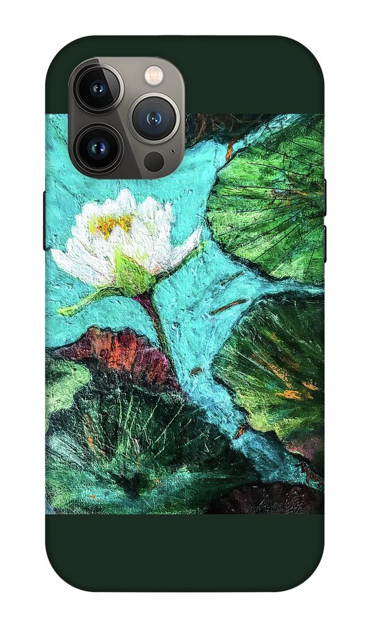 Water Lily Solo, #2 - Phone Case