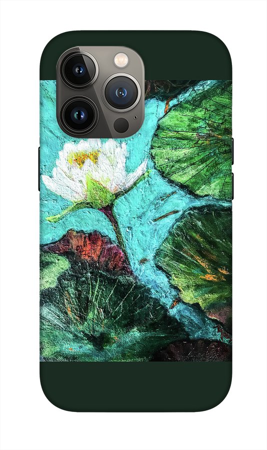 Water Lily Solo, #2 - Phone Case