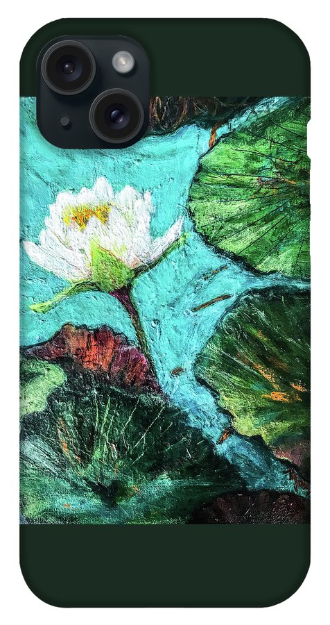 Water Lily Solo, #2 - Phone Case