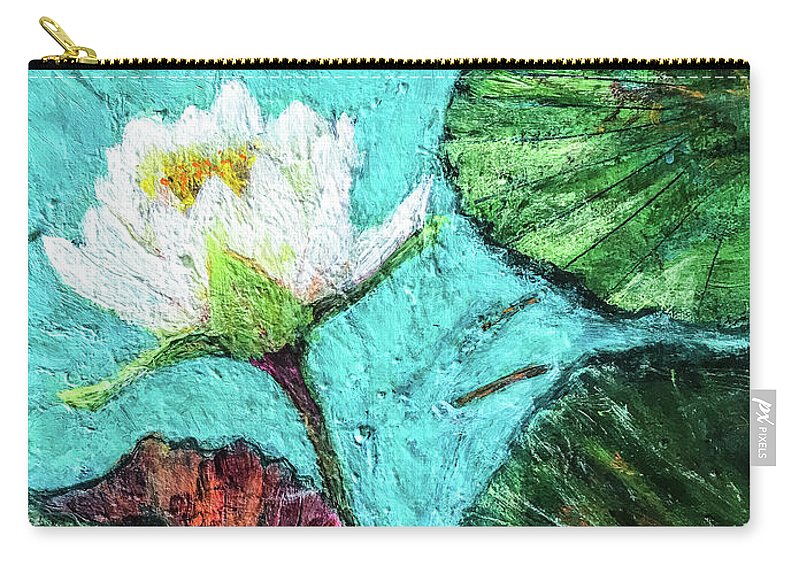 Water Lily Solo, #2 - Zip Pouch