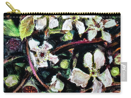 Wild Blackberry Vines - Zip Pouch