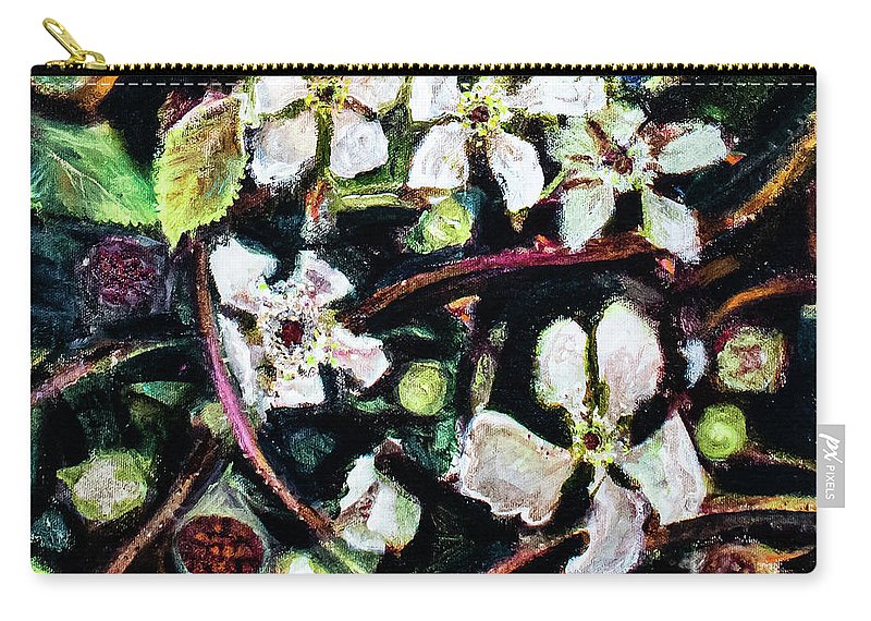 Wild Blackberry Vines - Zip Pouch